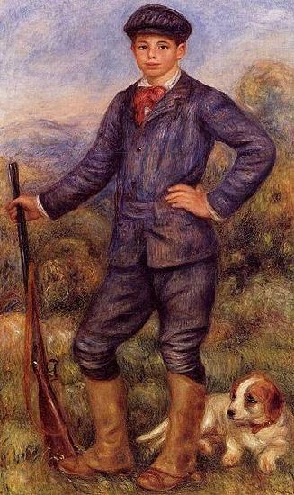 Pierre-Auguste Renoir Portrait of Jean Renoir as a hunter Norge oil painting art